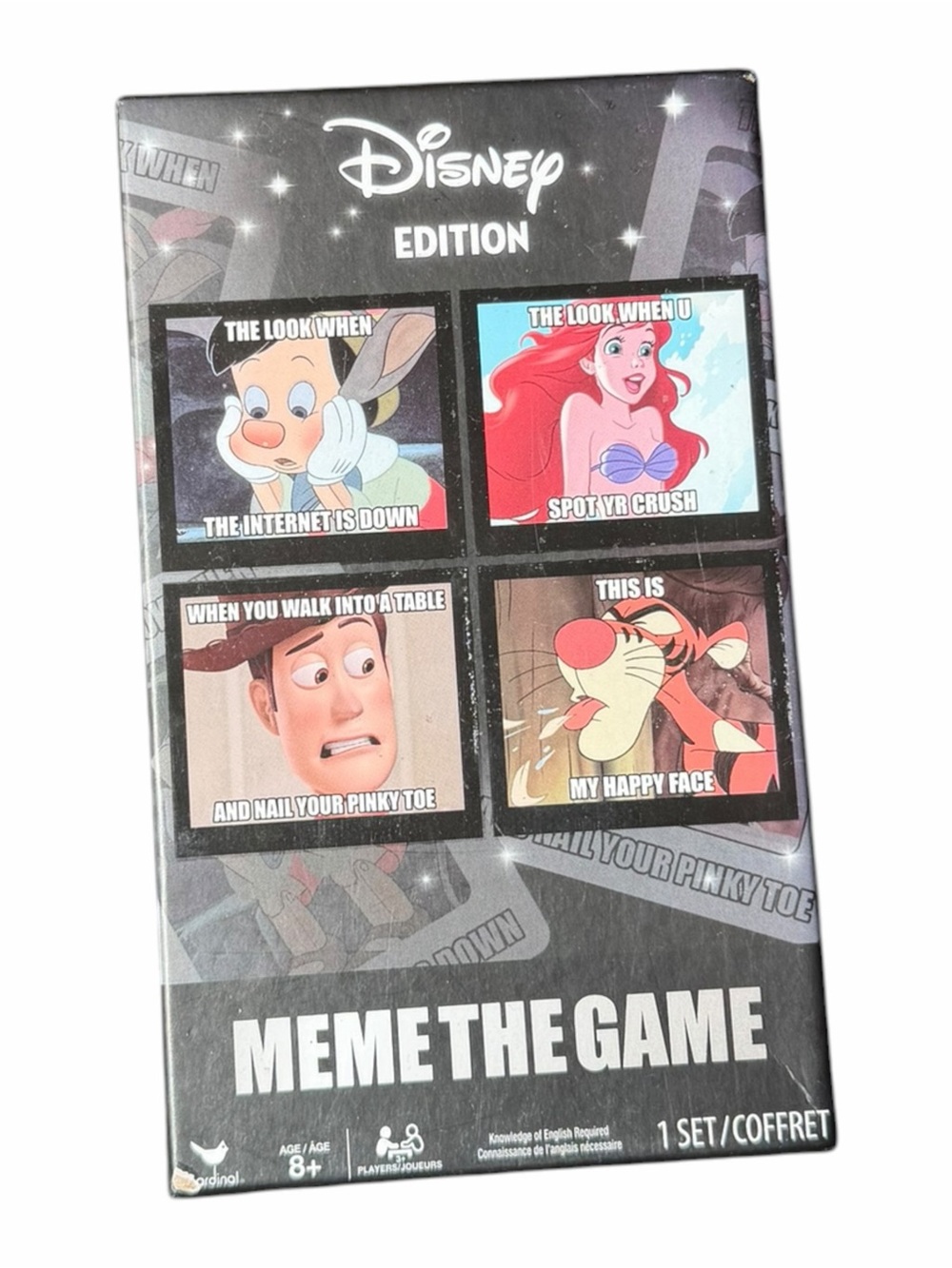 Disney Meme The Game Disney Edition Complete Card Game 400 Cards Age 8+